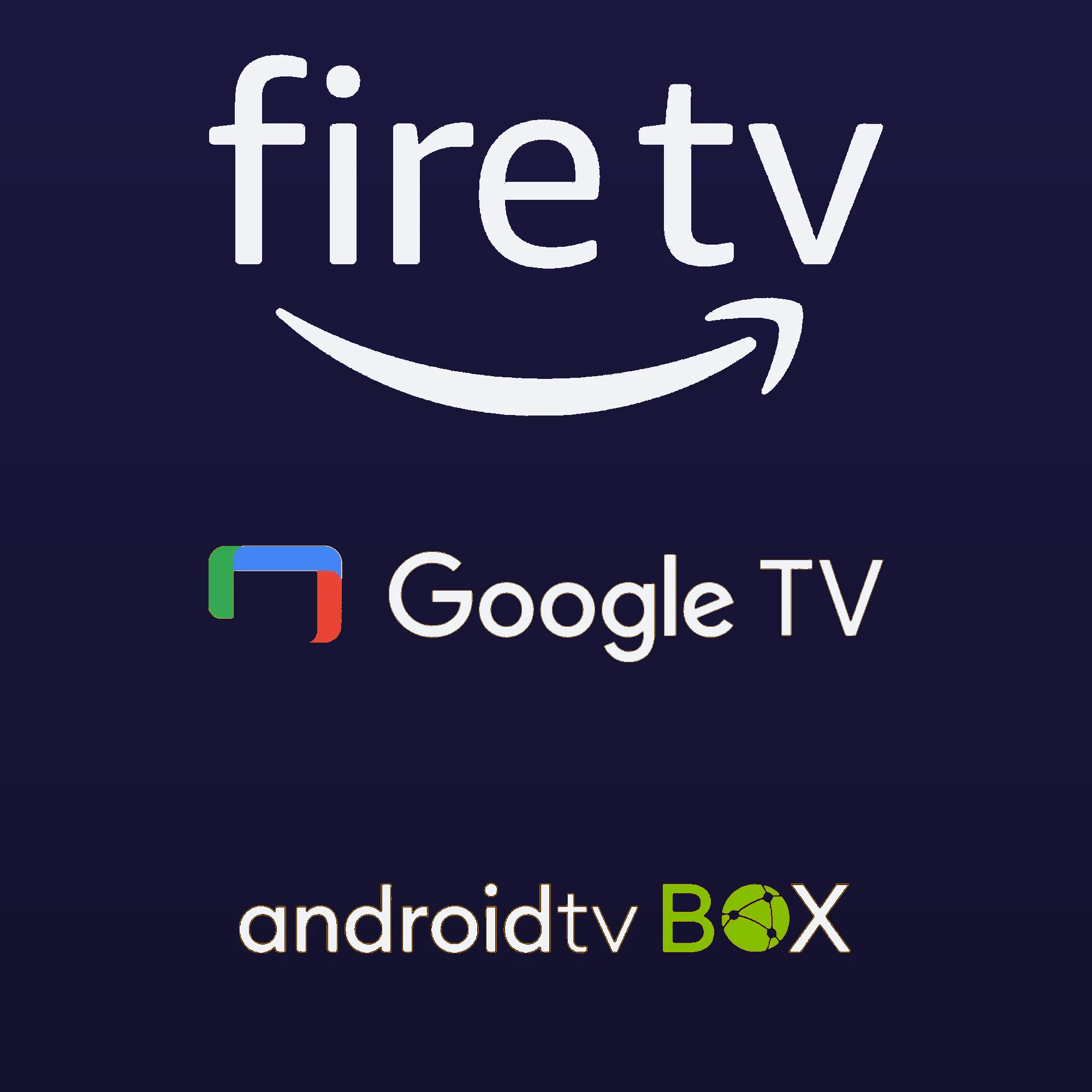 Dispositivos compatibles con Faro TV: Fire TV, Google TV y Android TV