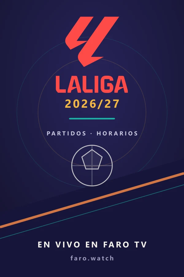 LaLiga 2026/27 en vivo en Faro TV