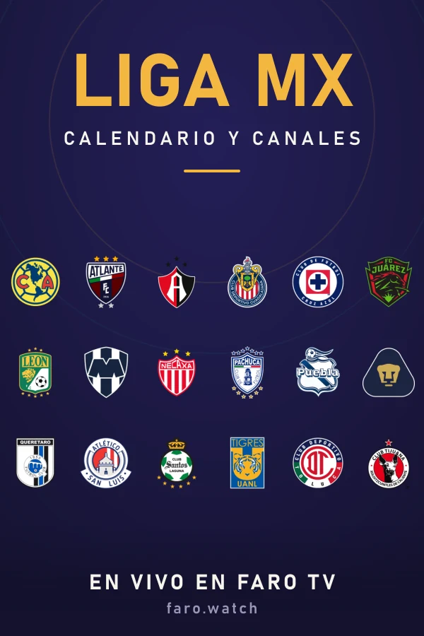 Liga MX en vivo en Faro TV
